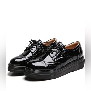 Black Patent Leather Women's Shoes